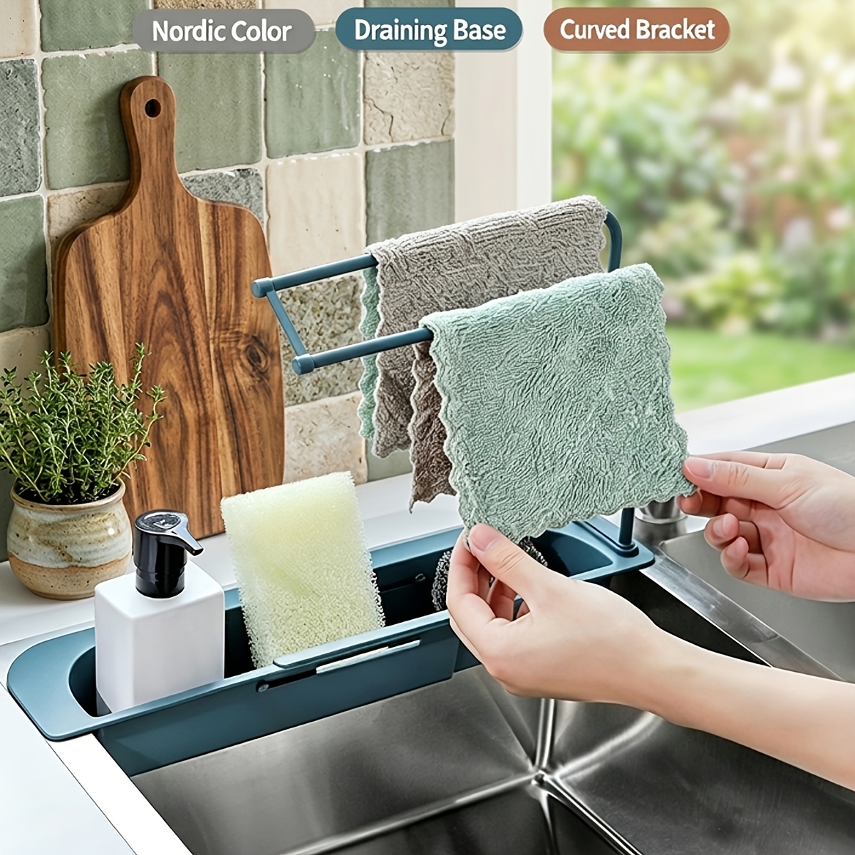 sink organizer sold on Temu United States