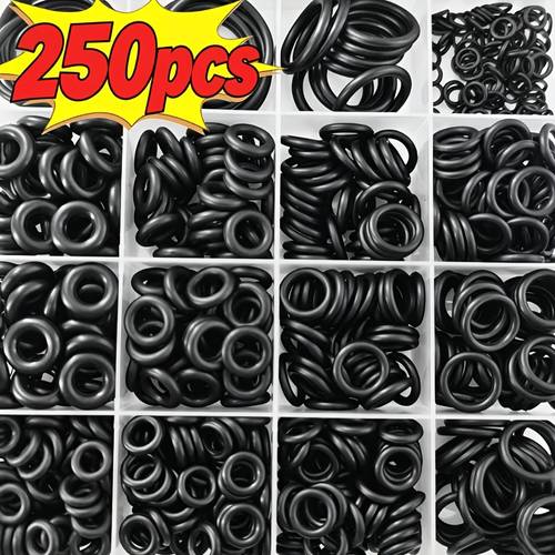 o ring seals 18 different metric sizes designed specifically for sealing gaskets suitable for applications such as automobiles air or gas connections and are with portable storage compartments