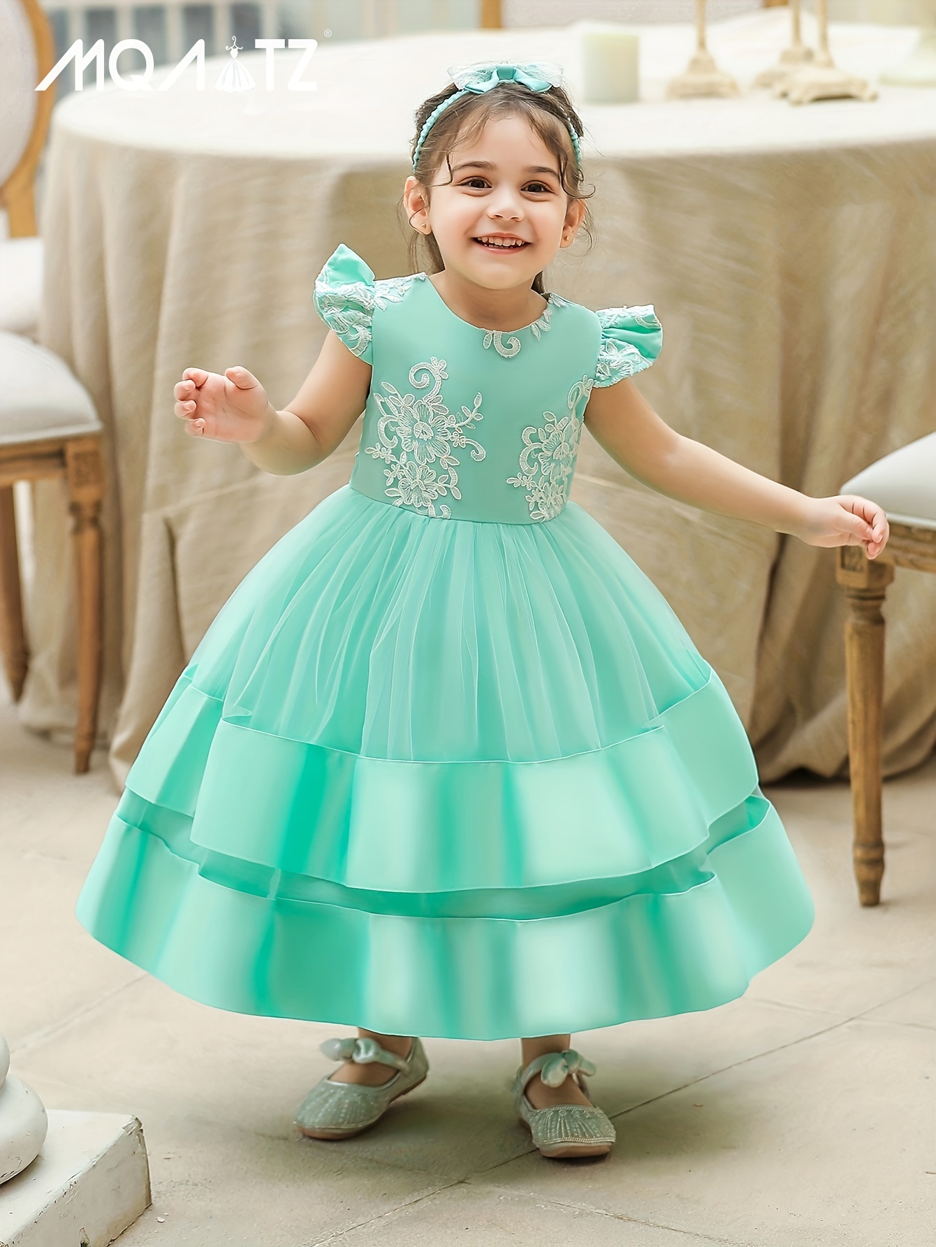 Green baby girl on sale dress