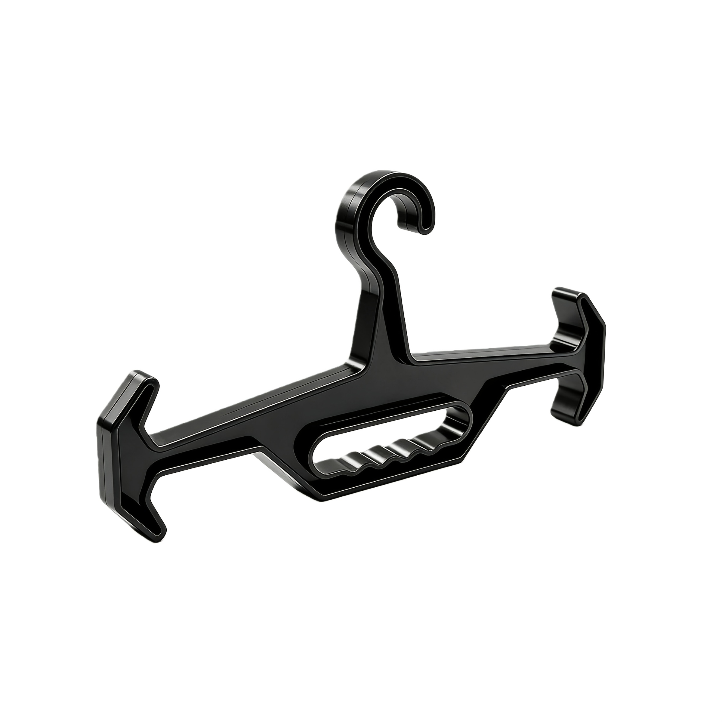 Image of 1/2pcs Heavy-duty For Display Rack - Durable Plastic Military-style Vest And Diving Suit Hanger With Multiple Hooks, Portable Outdoor Storage For , For Storage, Construction