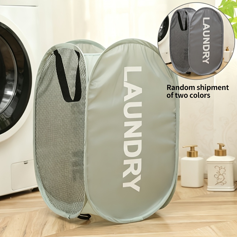 TEMU Panier à linge bohème surdimensionné ZUEE avec cadre en robuste et base autoportante - Convient pour le rangement de la literie, panier à linge