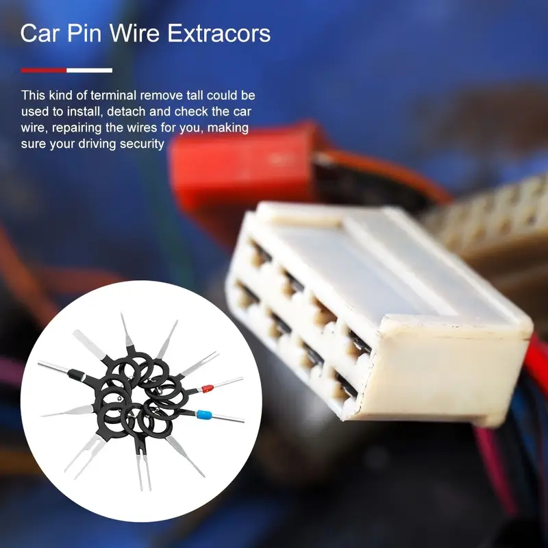 73pcs Car Terminal Removal Tool Kit Wire Connector Pin Release Extractor Puller 73pcs Car Terminal Removal Tool Kit Wire Connector Pin Release Extractor Puller