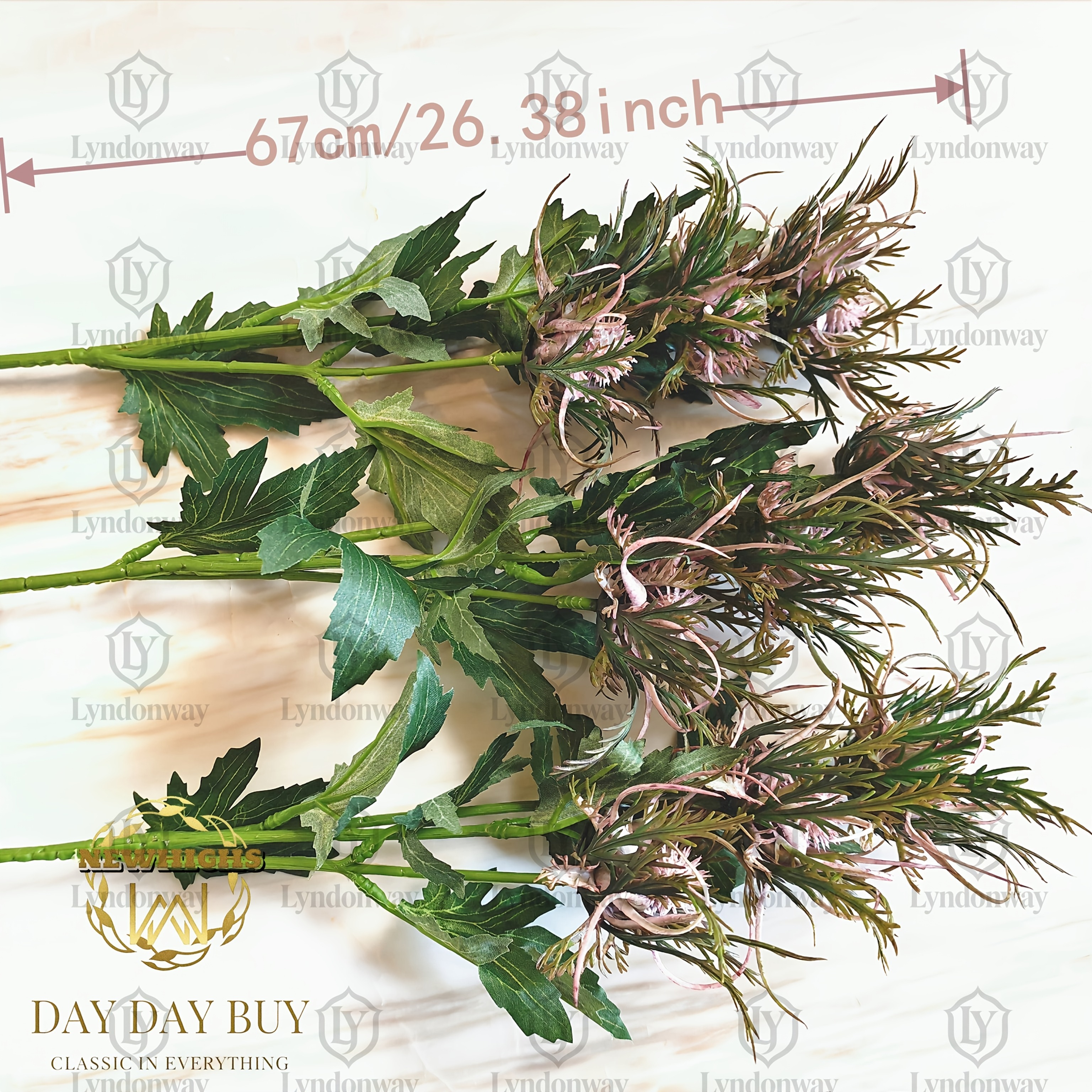TEMU 9pcs Set Of 3 Bundles European-style Realistic Artificial Long-stem Flowers - Lifelike Floral Arrangement | Decor, Suitable For Mother's Day,