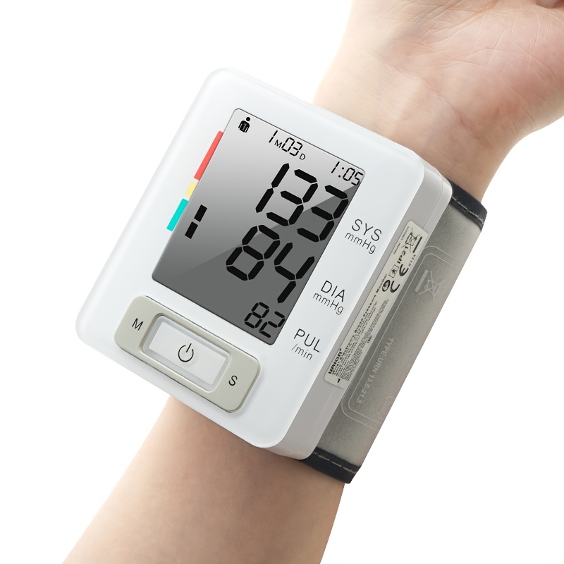   wrist   with large lcd display portable wrist   adjustable cuff   detection and irregular heartbeat alert blood pressure measurement battery operated batteries not included Product details 1