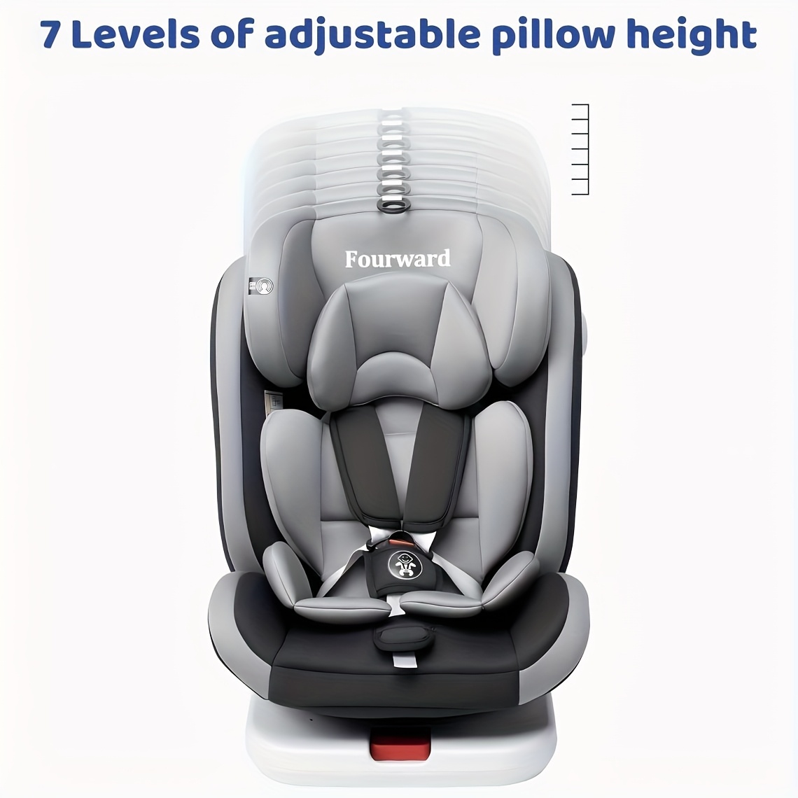 ISOFIX Dječje Sjedalo za Auto, Rotirajuće 360° (9-36kg/ 0-12 godina), Sigurnosni Pojas s 5 točaka, Crno, Sjedalo za Auto, Booster Sjedalo za Auto, Putovanje s, Sjedalo za Vozilo, Sigurno Prianjanje, Jednostavna Instalacija, Izdržljiva Konstrukcija, Čvrsta Izrada, Sigurnosni Pojas