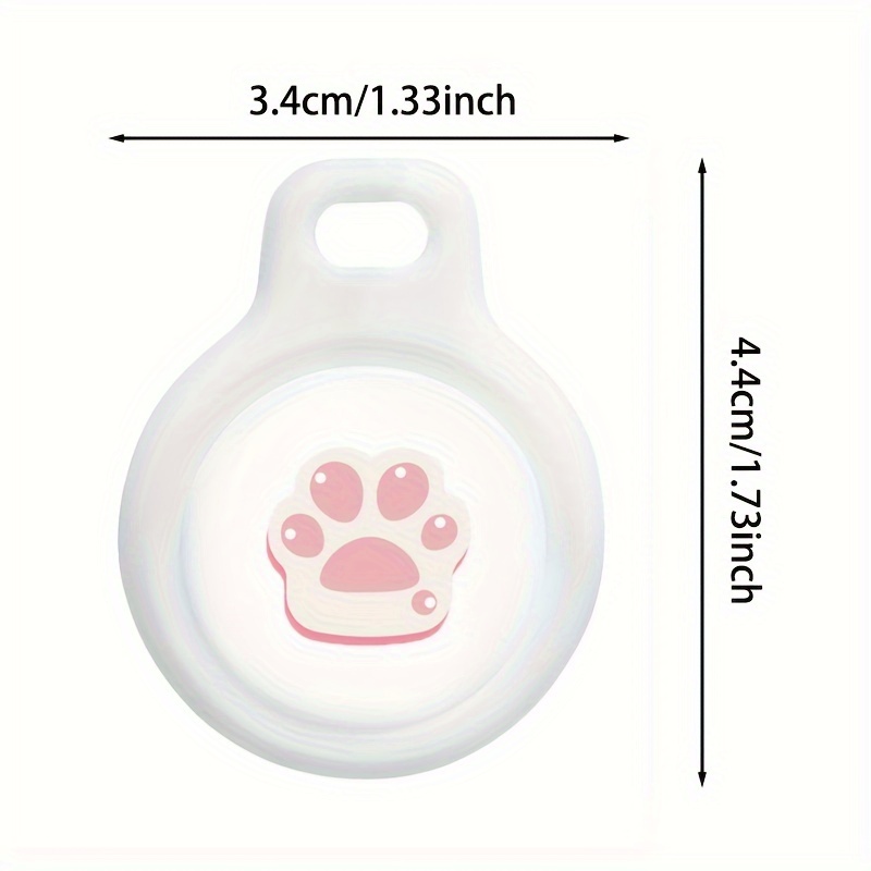 

1.33 Inch Locating Tag, For Ios Compatible Anti-lost Pet Locator With Ringtone Alert, Gps Tracking Collar Attachment For Dogs And Cats, Pet Finder Accessory