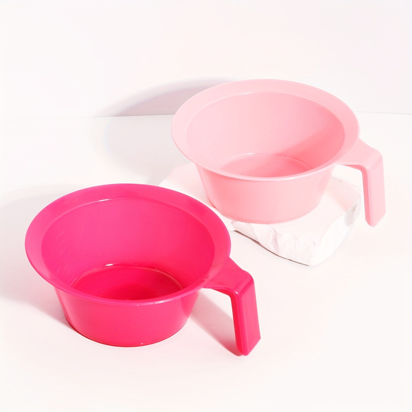 TEMU 2pcs Professional Hair Dye Mixing Bowl Set With Measurement Marks, Suitable For Home And Salon Use