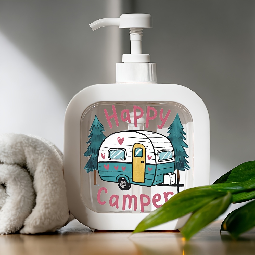 item picture 1    printed hand soap dispenser pump bottle for bathroom hand washing and daily cleaning use