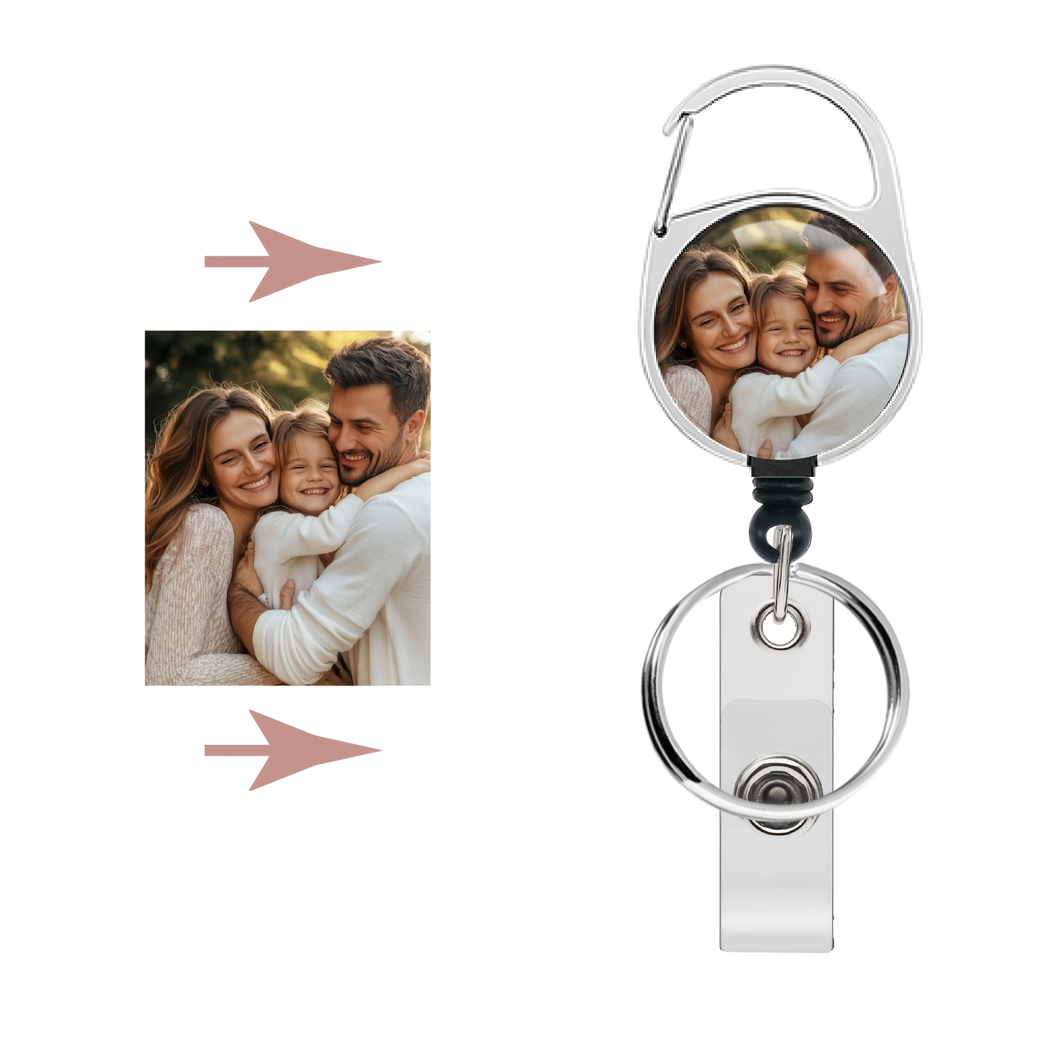 Customizable Badge Reel for Teachers