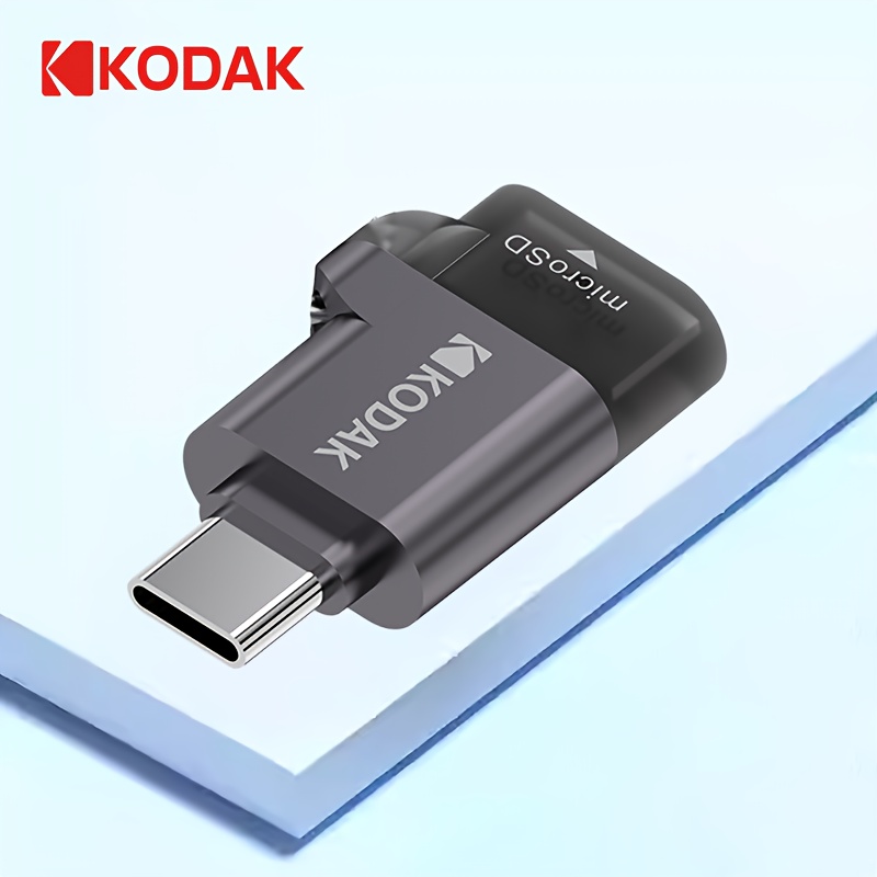 Image of Kodak Type-c Micro Sd Card Reader, Usb-c Tf Memory Card Adapter For Phone, Tablet And Laptop, Mini Memory Card Card Reader Supports Up To 2tb For Camera, Drone Camera Files