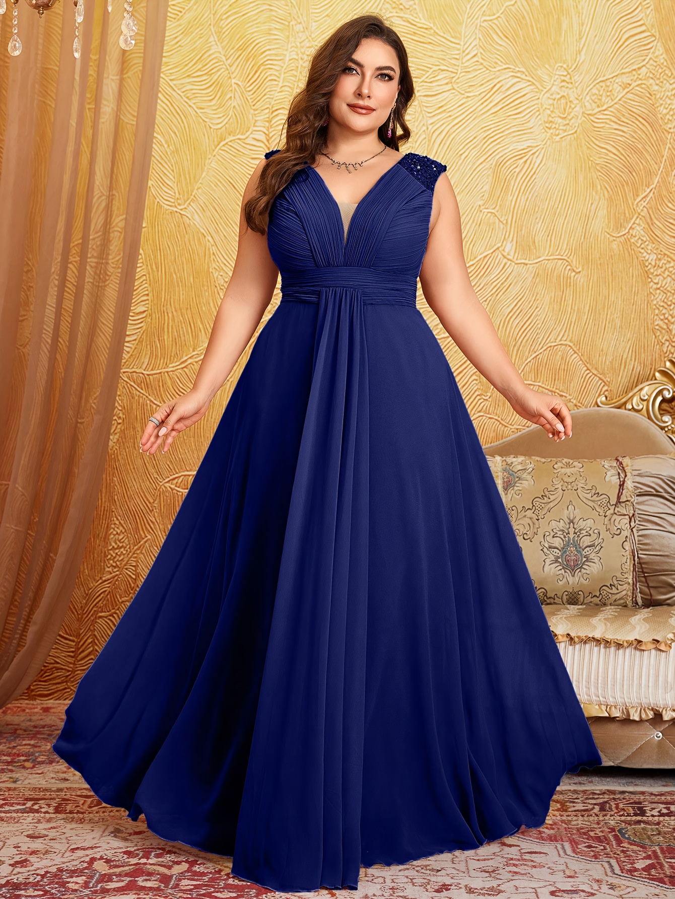 temu plus size formal dresses sale plus size formal dress sold on Temu United States