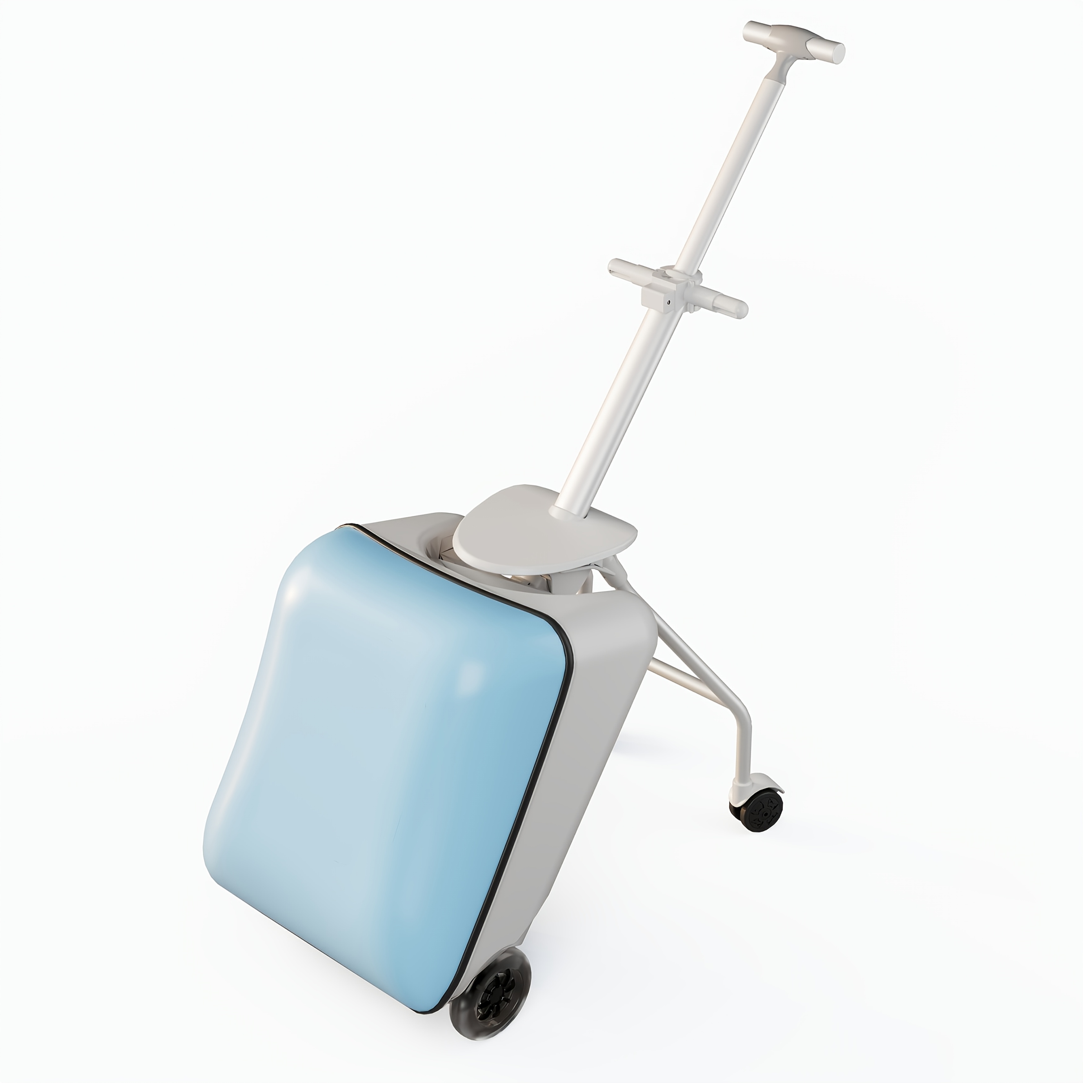 TEMU Rolling Suitcase With Wheels And Storage - Cute Telescopic Handle, Straight Pulleys, Durable Pp Hard Shell, Suitable For And, Travel Luggage,