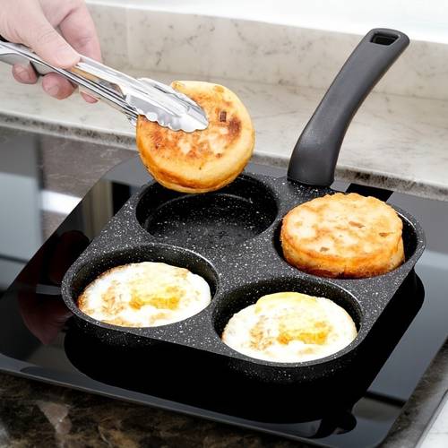 with non stick pan single handled frying pan suitable for eggs pancakes for small kitchens durable material