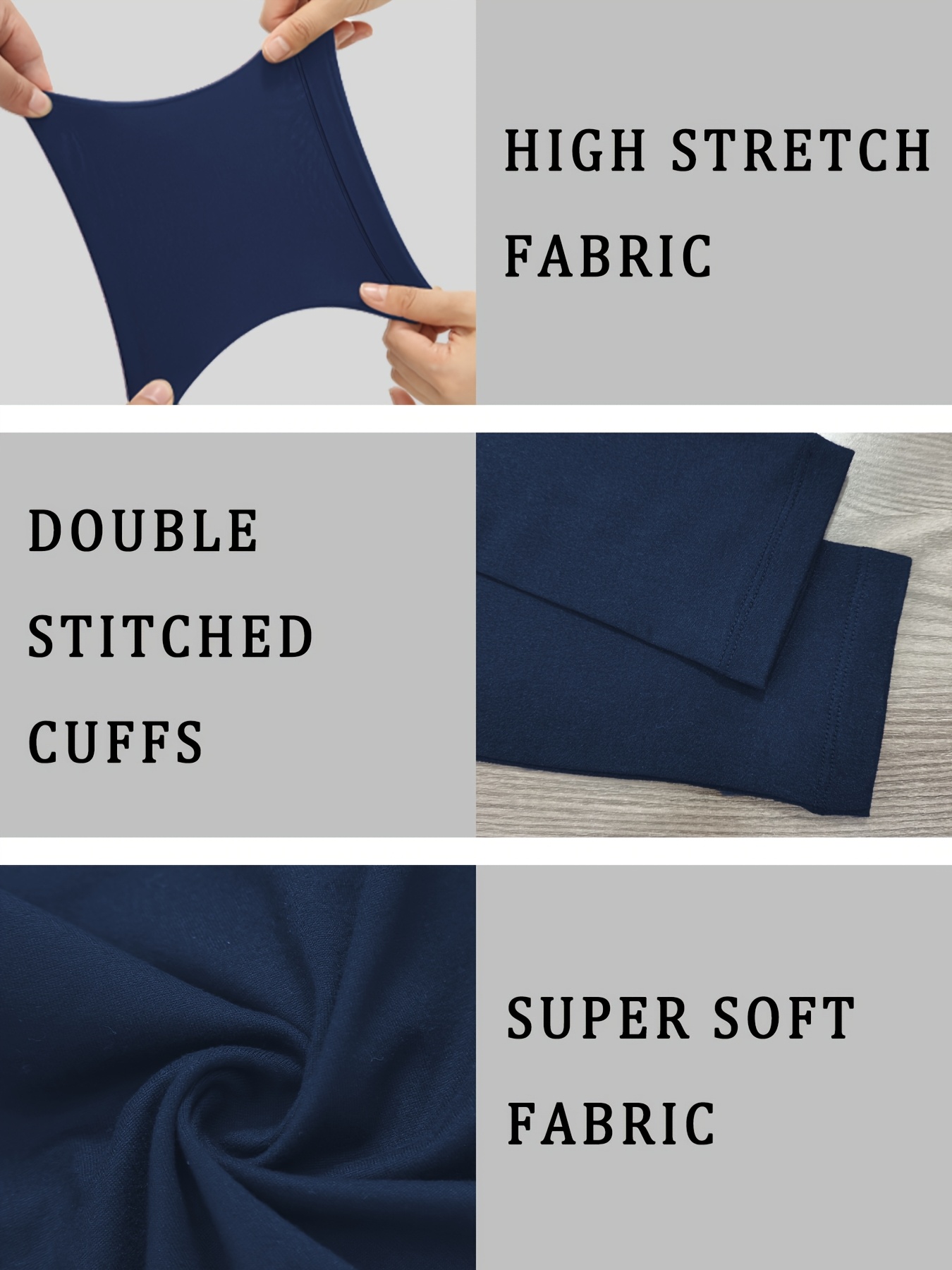 womens high   long sleeve t shirt full coverage solid color athletic crewneck top non workout shirt suitable for running   training casual wear machine washable stretch fitness apparel details 2