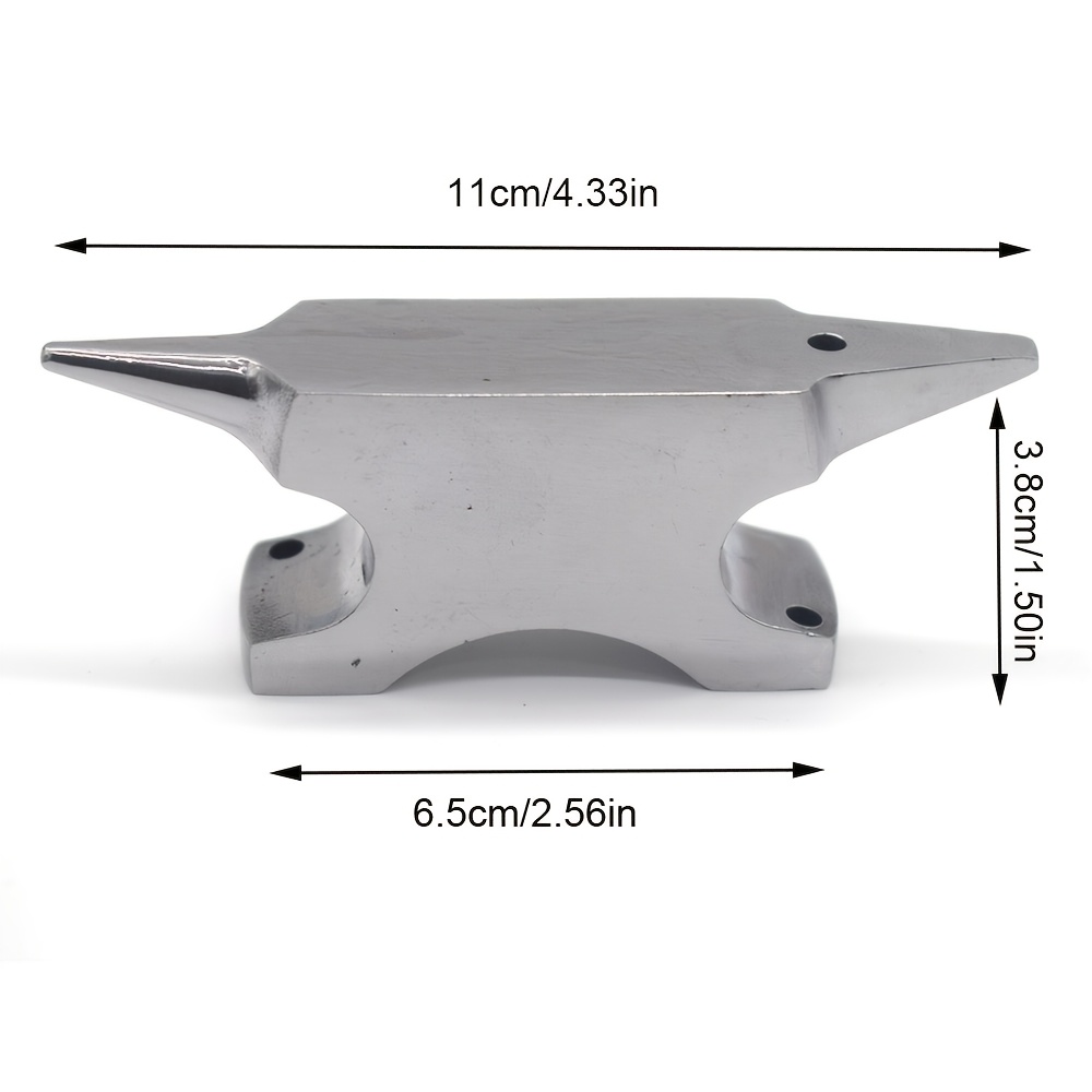 TEMU Stainless Steel Anvil For Handicraft Making, Horn Casting Chisel Stand, Jewelry Business Cast Iron Work Surface, Metalworking Tool, Craft Tool,