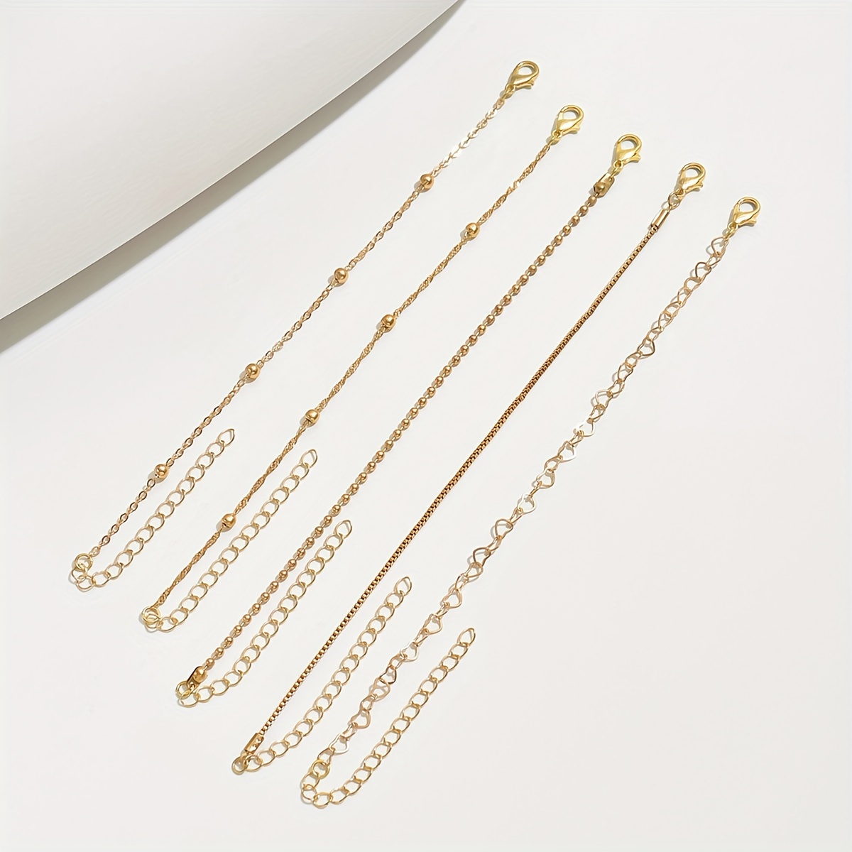 Set of 5 Stylish Daily Bracelets