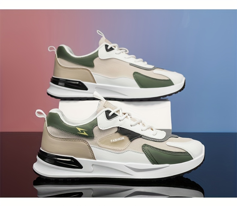 mens fashion sports sneakers lightweight versatile running shoes with     lace up closure comfortable for casual attire and outdoor activities details 13
