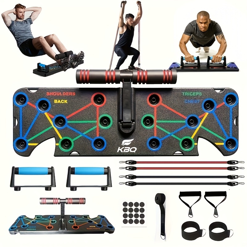 Multifunctional Push-up Training Board Multifunctional Support Men's Chest And Abdominal Muscle Auxiliary Training Equipment Home Fitness Gadget Rope Anti-slip