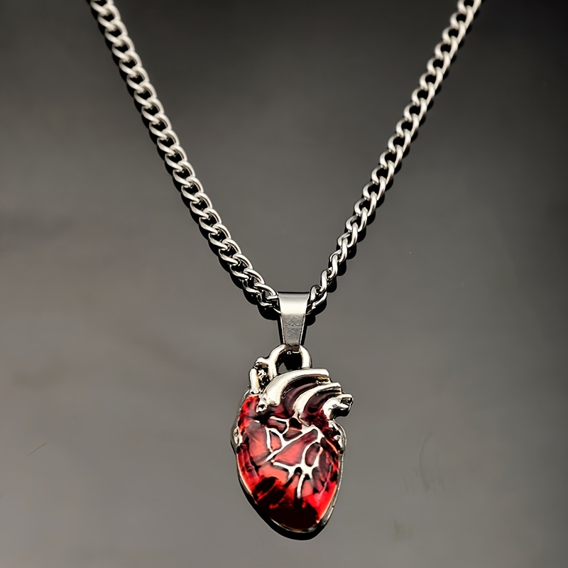 Stylish Metallic Heart Pendants for Couples