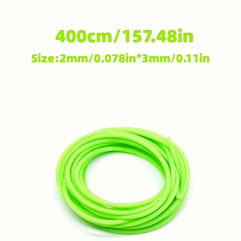 157.48inch/pack Luminous Silicone Tube, Tying Material For Tube Lure, Sea  Fishing Accessories, Fly Fishing Supplies