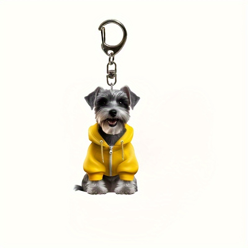 

1pc Cute Keychain, 2d Acrylic Charm, Fashionable Car Key Ring, Backpack Accessory, Ideal Party & Holiday Gift