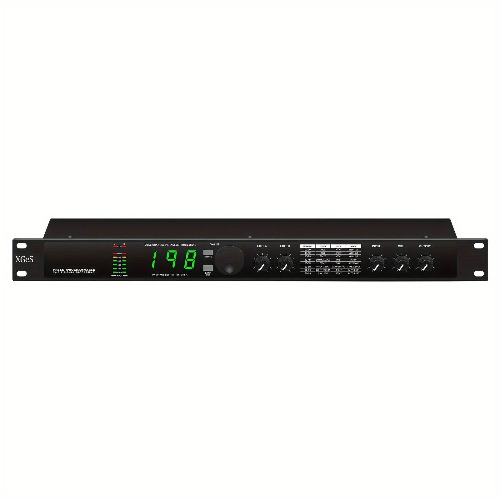 TEMU Professional Digital 199 Sound Effects Dsp Processor Audio Music Processor Equalizer