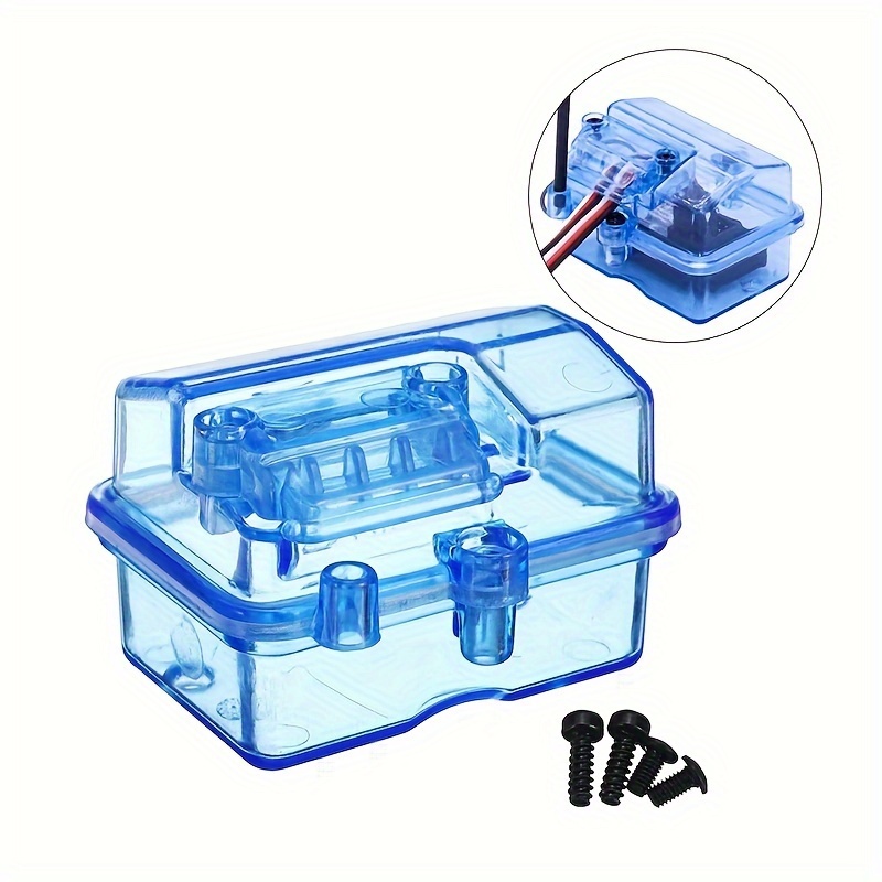 

Waterproof Rc Receiver Case For 1/8, 1/10, 1/12 Scale - Plastic Protective Box For Remote Control Cars & Boats, Diy, Sealed Box