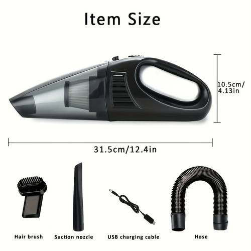 portable vacuum cleaner handheld vacuum cleaner car powerful suction usb charging mini cleaning vacuum cleaner has a of accessories suitable for the office and other tools easter without battery