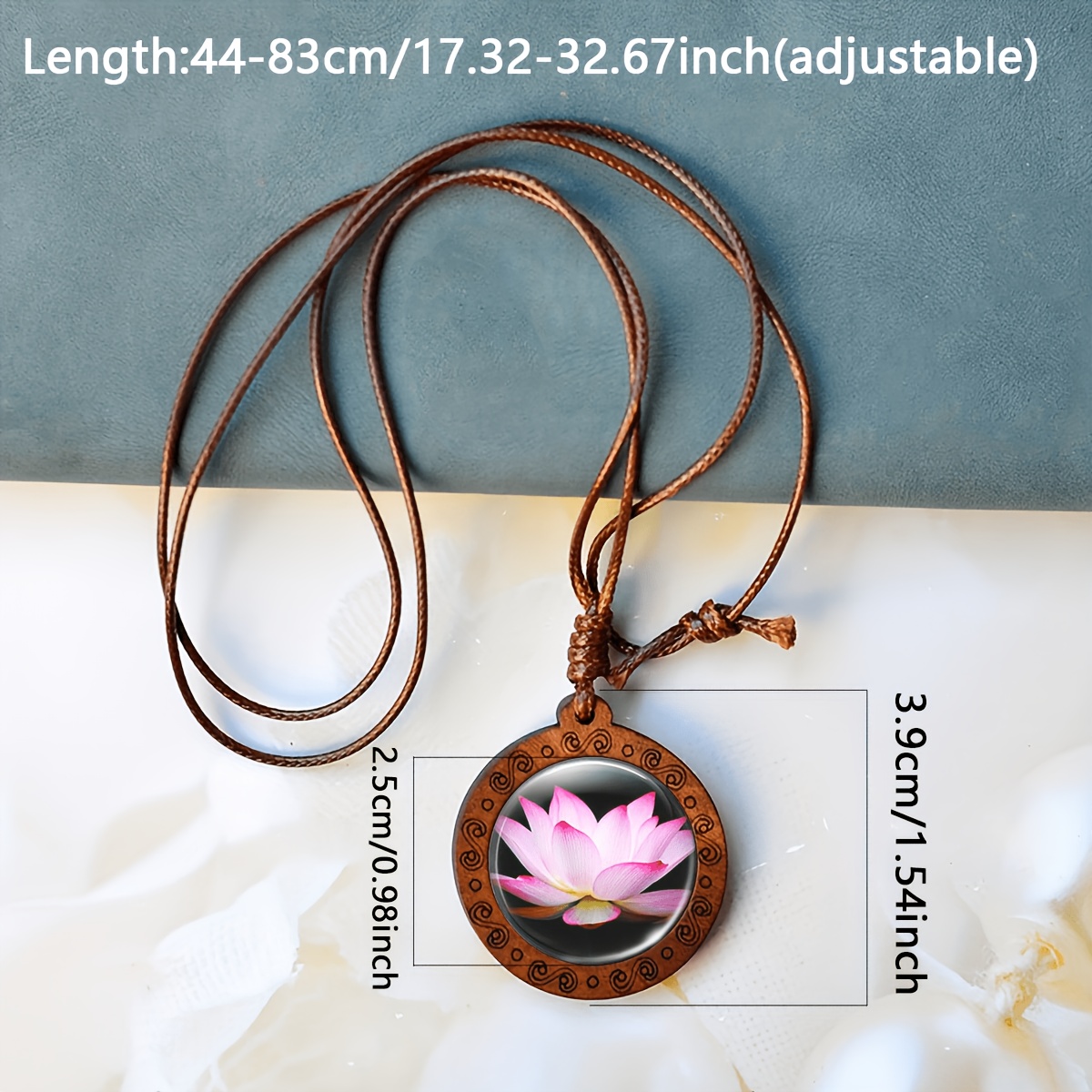 Handmade Vintage Necklace with Vibrant Pattern and Gemstones