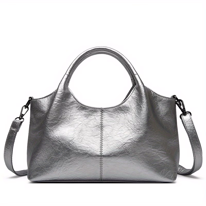Soft Silver Bag