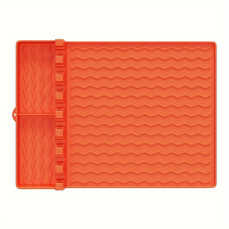 Image of 1pc, Silicone Grill Mat - , Heat-resistant Silicone Grill Tool Mat For Grilling, Bbq Accessories, Food Grade Silicone Grill Spatula Mat, Grill Tools, Grill Accessories, Grill Pan Mat