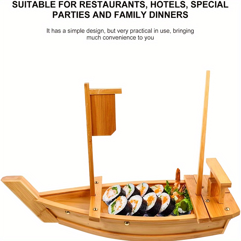 Grote Japanse Sashimi Boot Vormige Dienblad voor Thuis