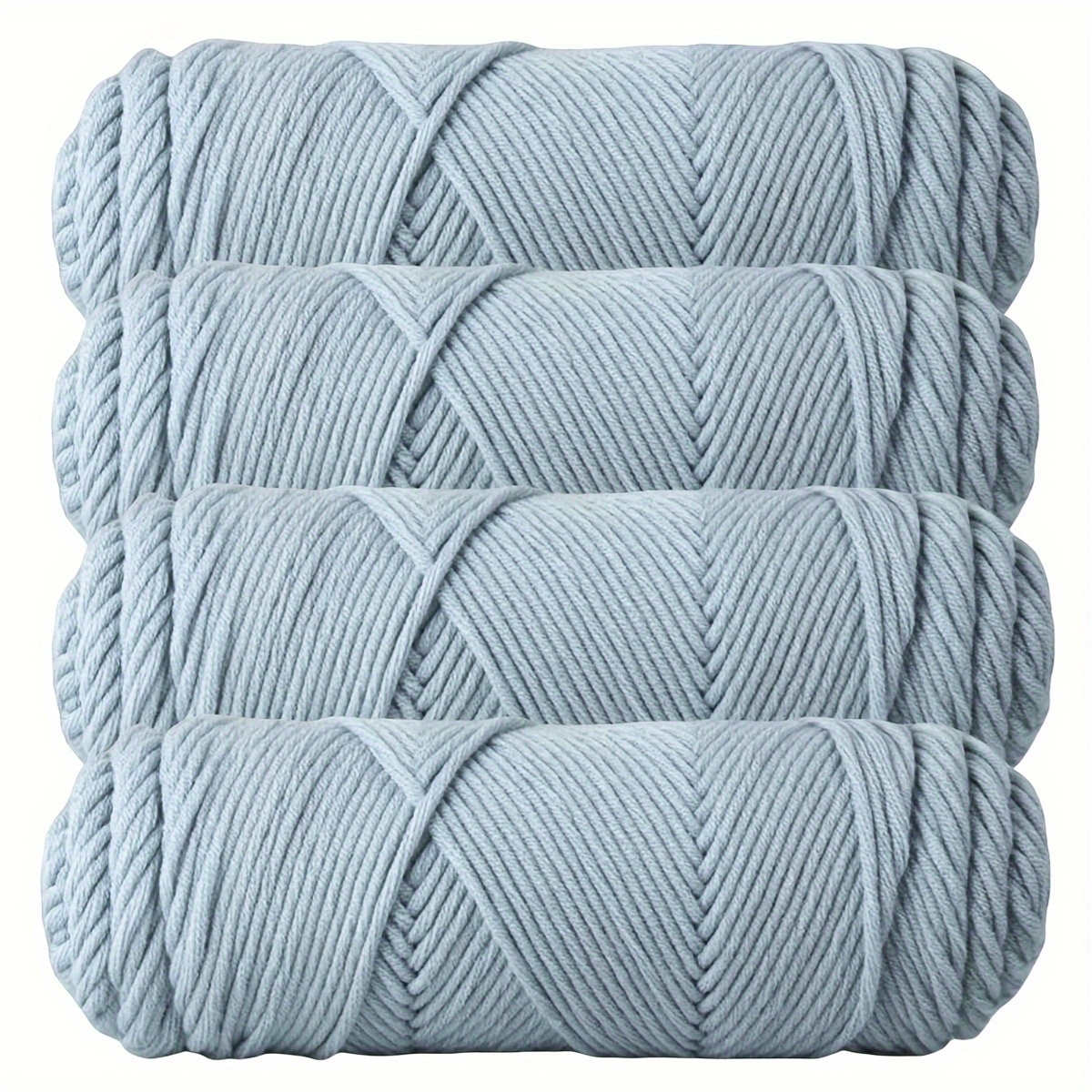 TEMU 4pcs Thick Valentines Day Yarn - Chunky Knitting & Crochet For Sweater, Hats, Scarves, Coats, And Bags Doll Soft, Warm And Comfortable Yarn -