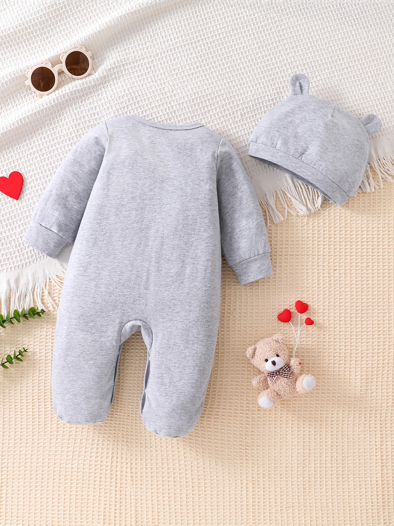 Rompertje met voetjes voor babyjongen