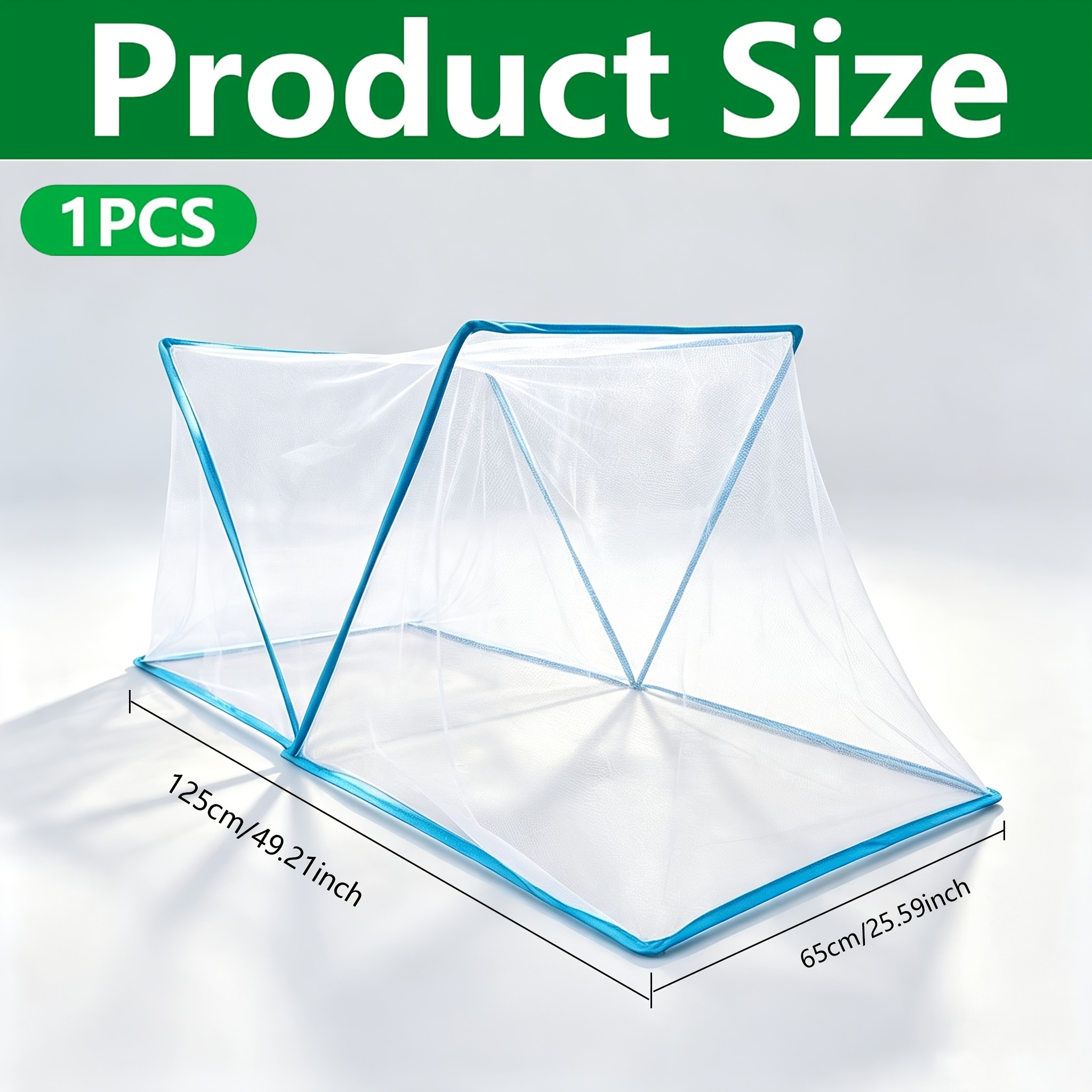 TEMU Petite moustiquaire pliable contre les insectes et les moustiques, protège les légumes des piqûres d'insectes, filet pour plantes, tente à