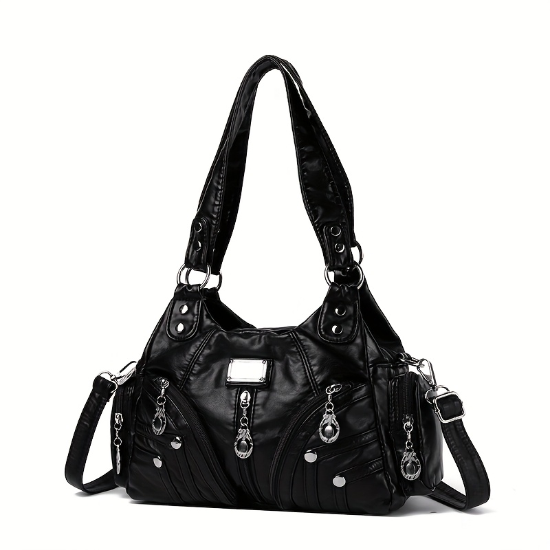 バッグ y2k 00s TOUGH body bag multi pocket tech Vintage Y2K Crossbody Bag for Women- Adjustable Strap, Retro