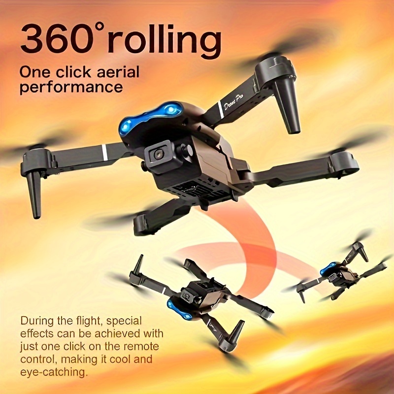 

E99 K3 Dual Camera Drone With Foldable Remote - Usb Rechargeable, 80m Height, 135g, Ideal Holiday Gift For & Tech Enthusiasts, High Quality Drone