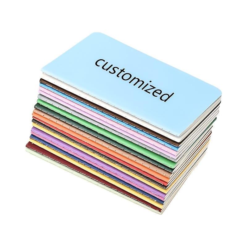 TEMU Mini cahier portable personnalisé et coloré | à couverture colorée | Livre de poche portable | Convient pour , les et les