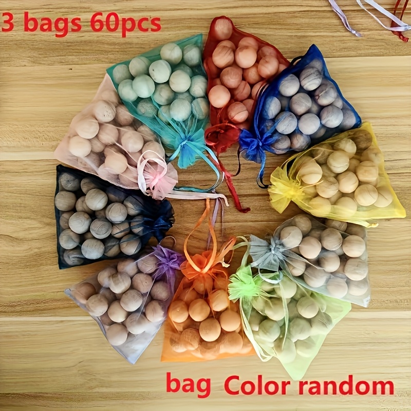 TEMU 3 Sacs de 60 , avec Sacs de Couleurs Aléatoires, Convient pour Armoires et Tiroirs. Idéal pour Armoires, Meubles à Chaussures, Armoires de