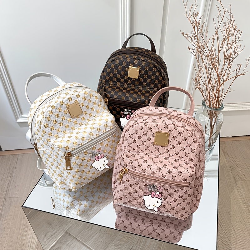   mini backpack cute backpack womens student leisure backpack printed daily commuting travel backpack   in   suitable for travel dating daily commuting use