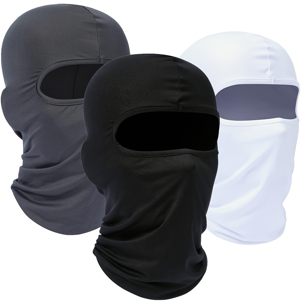 Achiou Ski Mask For Men Women, Balaclava Face Cover, Shiesty Mask Uv Protector Lightweight For Motorcycle Snowboard Color Black Cantidad De Paquete Del Producto 2&pid=nwfhzja5mm