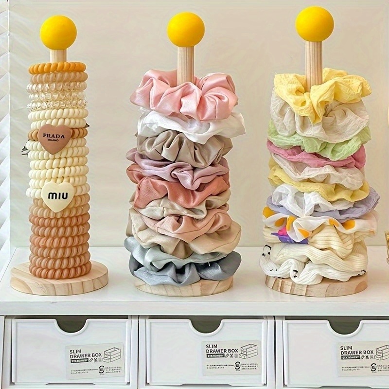 1pc wooden paper towel holder simple vertical roll dispenser Temu