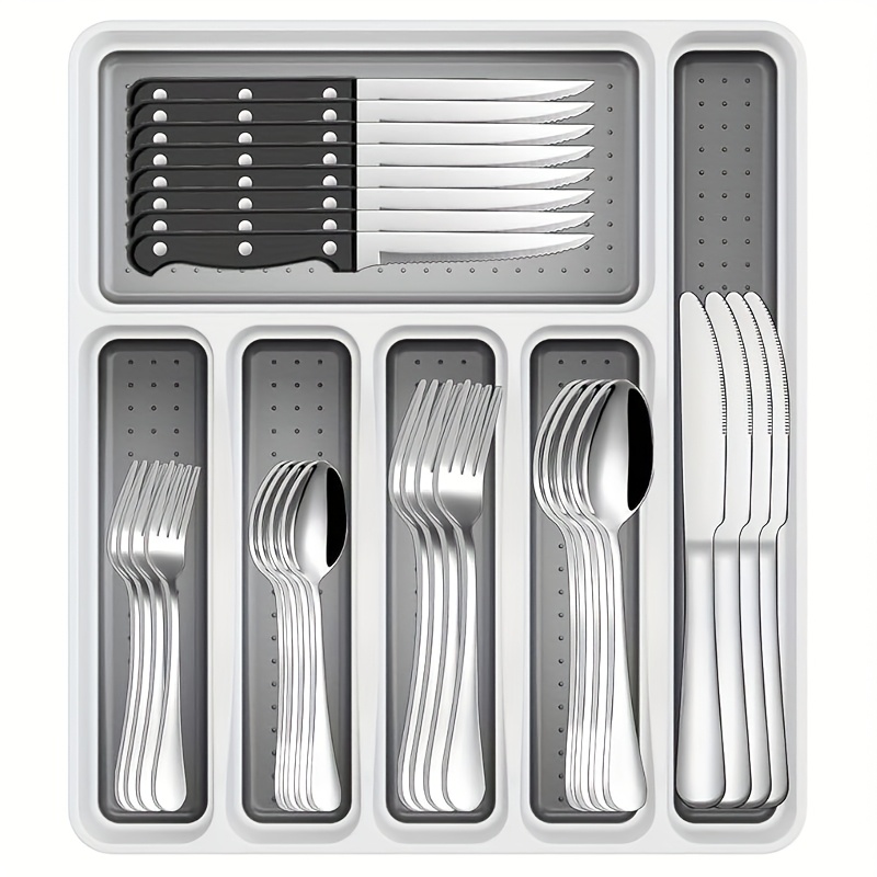 48pcs steak knife silverware sets without organizer tableware including knife   and storage box suitable for parties banquets and families festive restaurant cutlery set hotel and restaurant stainless steel  