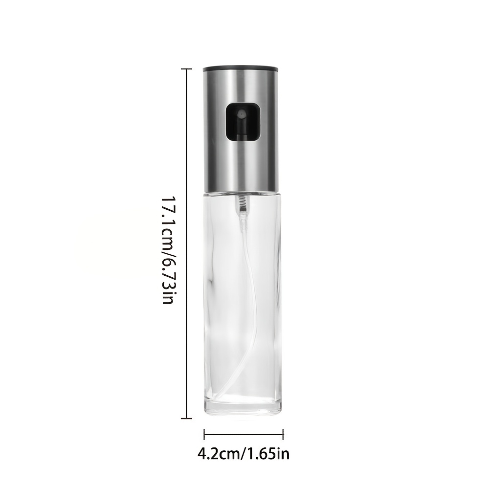 TEMU Vaporisateur d'huile en verre avec uniforme non collante - Distributeur d'huile en verre robuste adapté à la friteuse à air, , les dressings à
