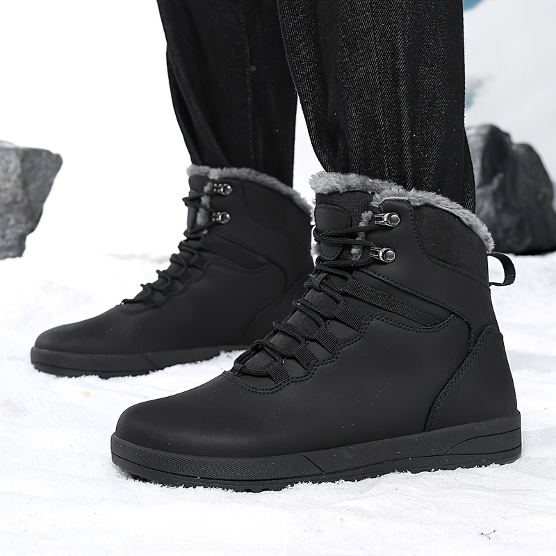Men's Trendy Outdoor Anti-Slip Warm Hiking Boots