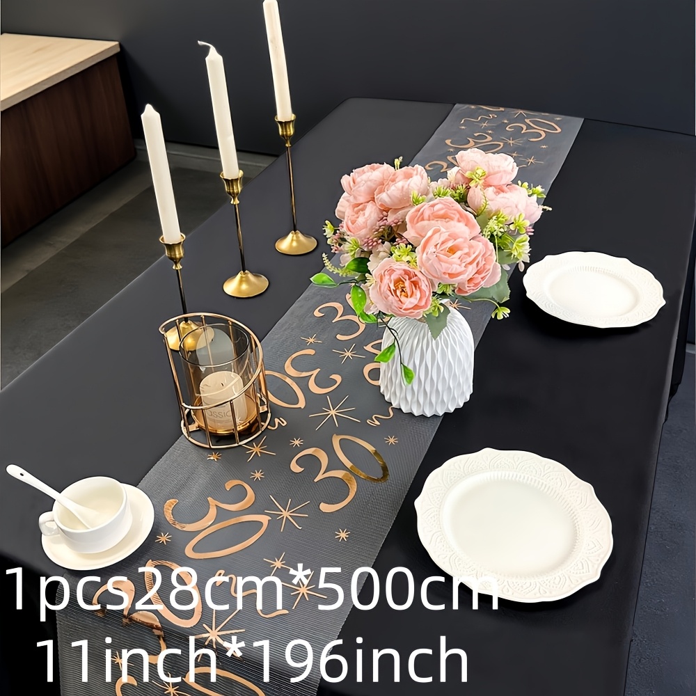 TEMU Bandierine da per Compleanno, Bandierine da per Anni Importanti, Anniversari, Feste, Matrimoni, Vacanze, Decorazioni per della Cena di Famiglia
