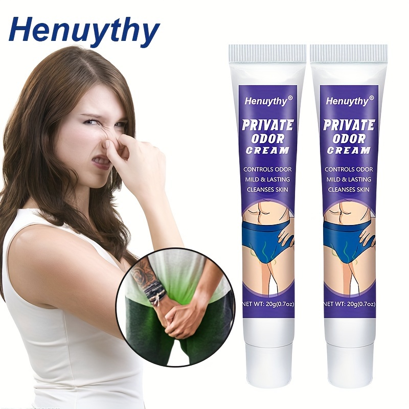 

Henuythy Men's 2-piece Private Odor Neutralizer Cream - Long-lasting Freshness For Intimate Areas