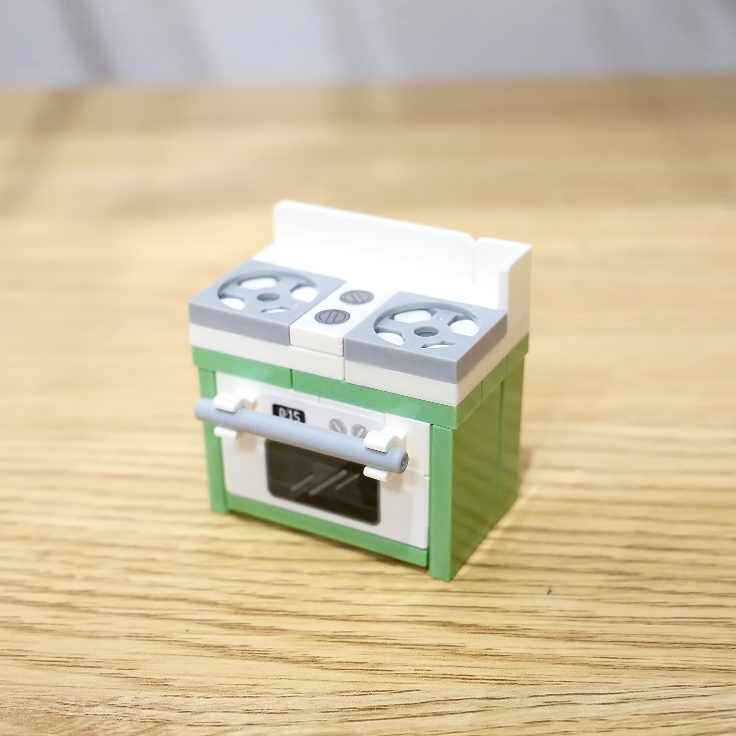 Miniature Kitchen Furniture Building Bricks, Creative Cooker Refrigerator Assembly Blocks Gift For Home Decoration