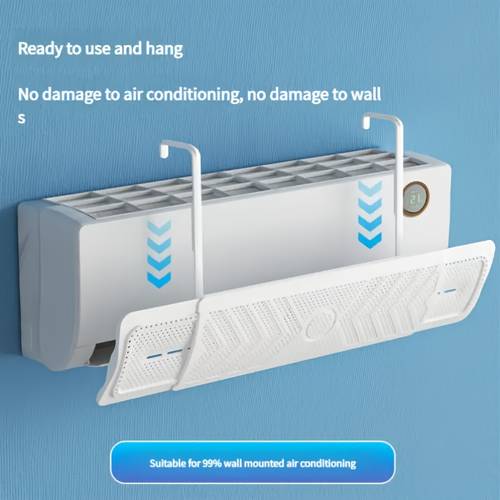 5pcs 1set hook type design air conditioning wind shield bid farewell to the traditional wind shield hook type wind shield is more convenient anti direct blowing wind protection simple and