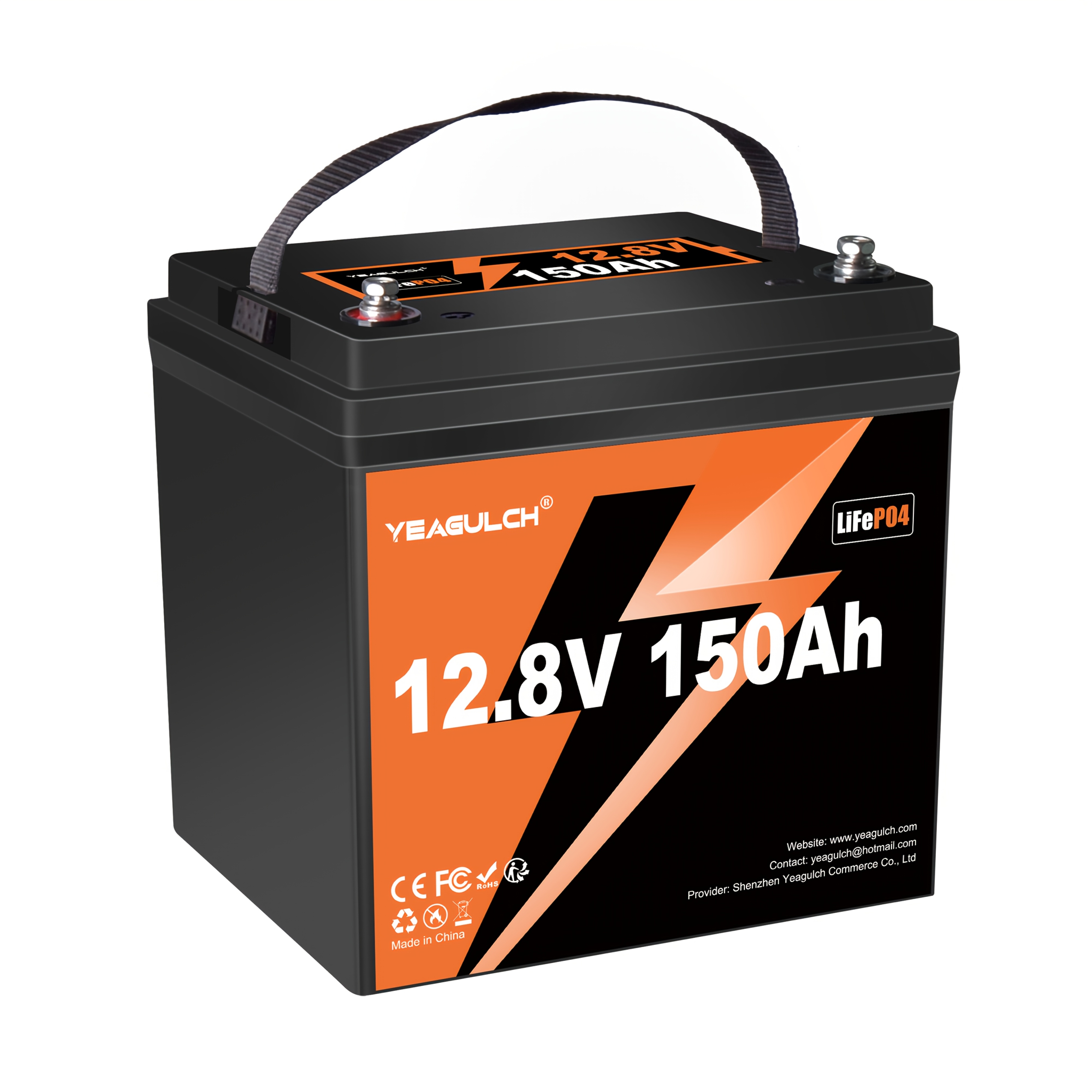12v 150ah Max Lifepo4 Lithium Battery, Built-in 100bms Power Supply, , Suitable For Home Or Outdoor Use